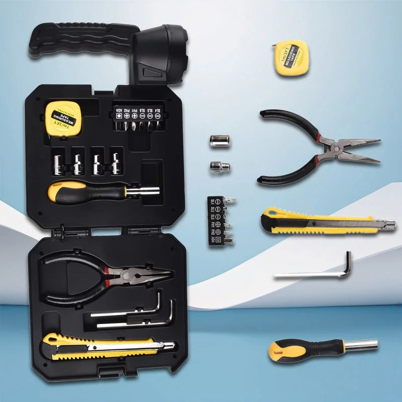 LINTERNA TOOLBOX Caja con 16 piezas de alta calidad