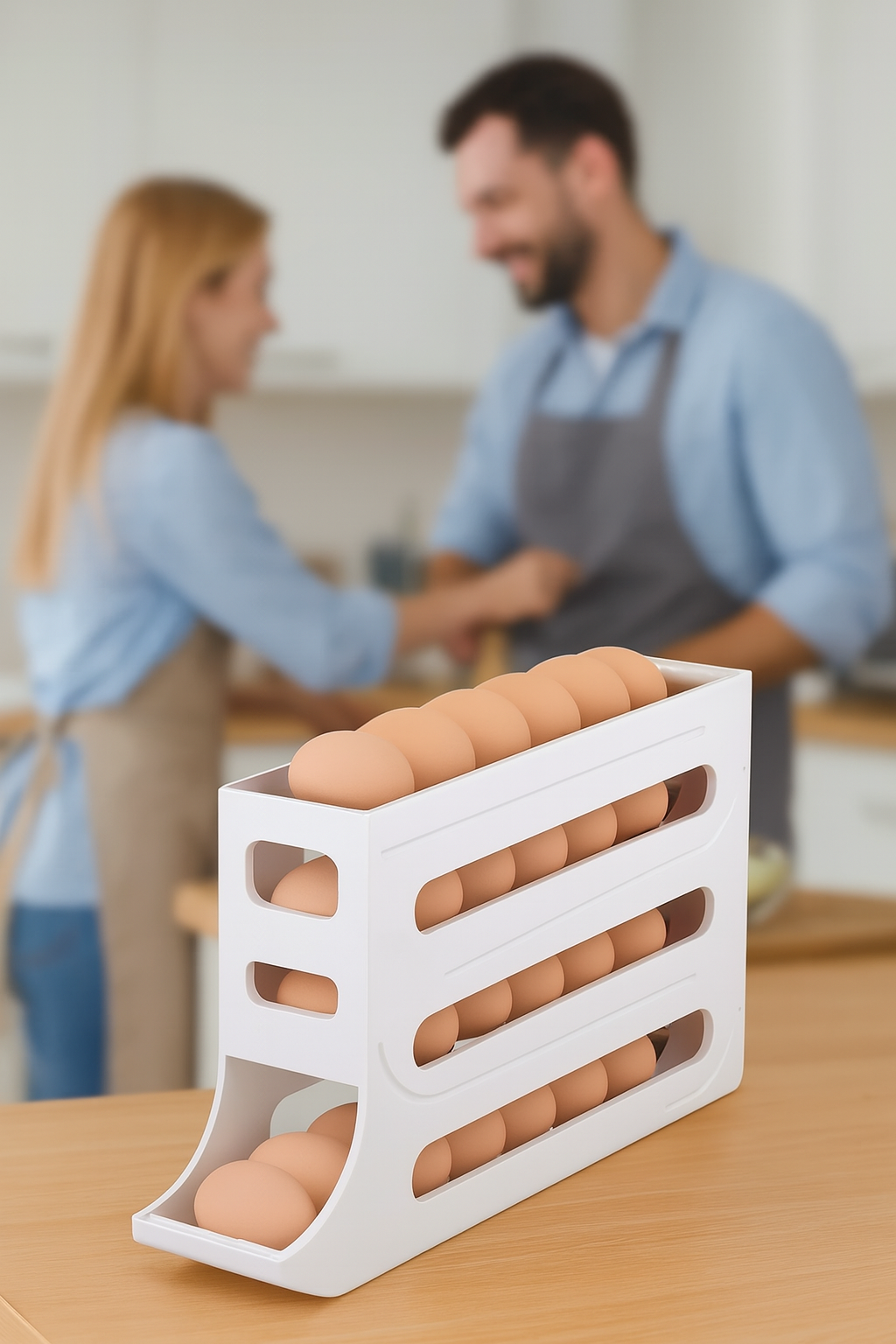 Egss-dropline Organizador inteligente para tus huevos.