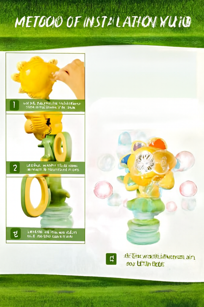 Máquina De Burbujas De Girasol Para Niño