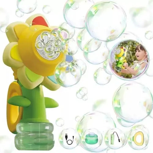 Máquina De Burbujas De Girasol Para Niño