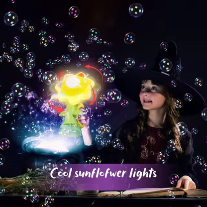 Máquina De Burbujas De Girasol Para Niño